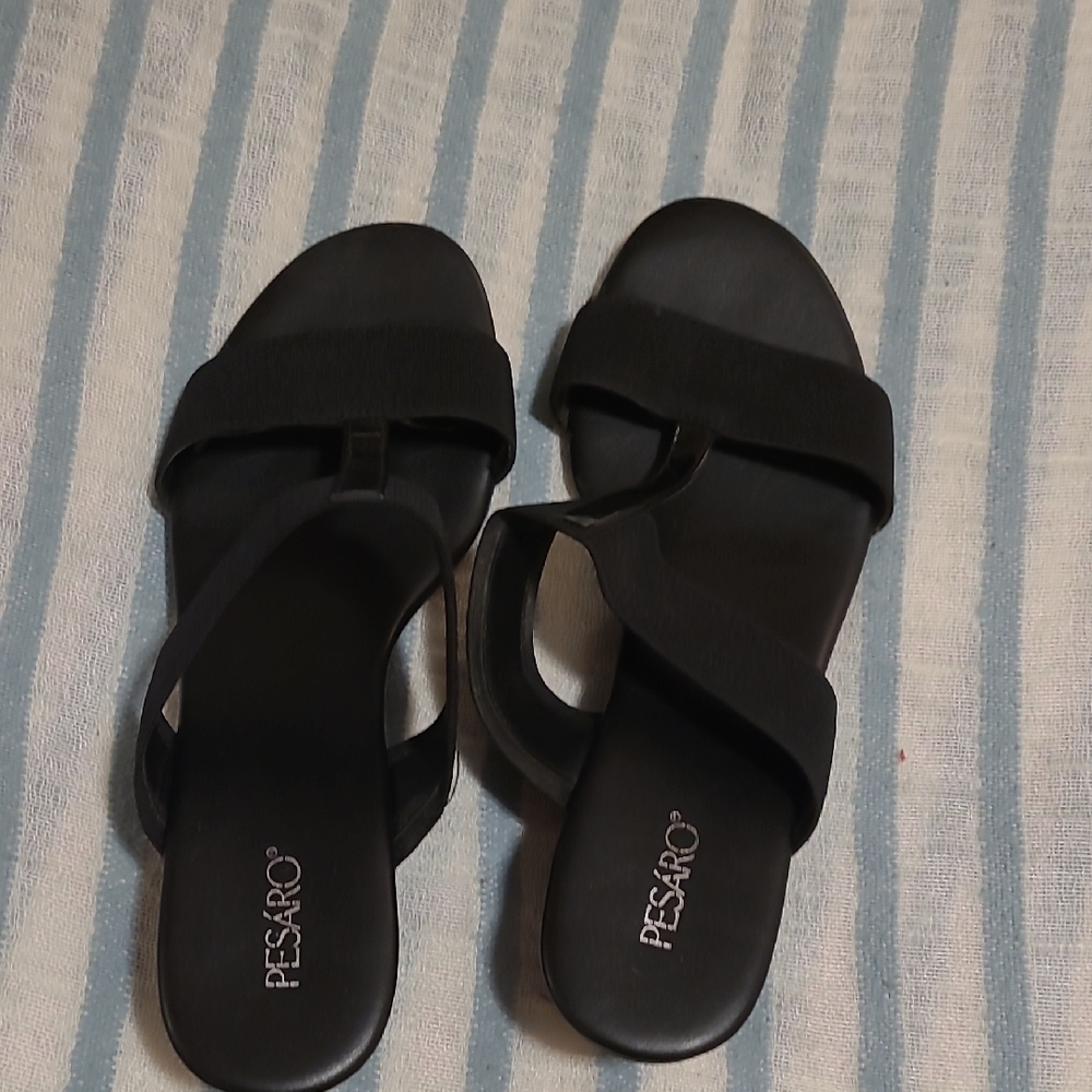 Pesaro Black Sandals